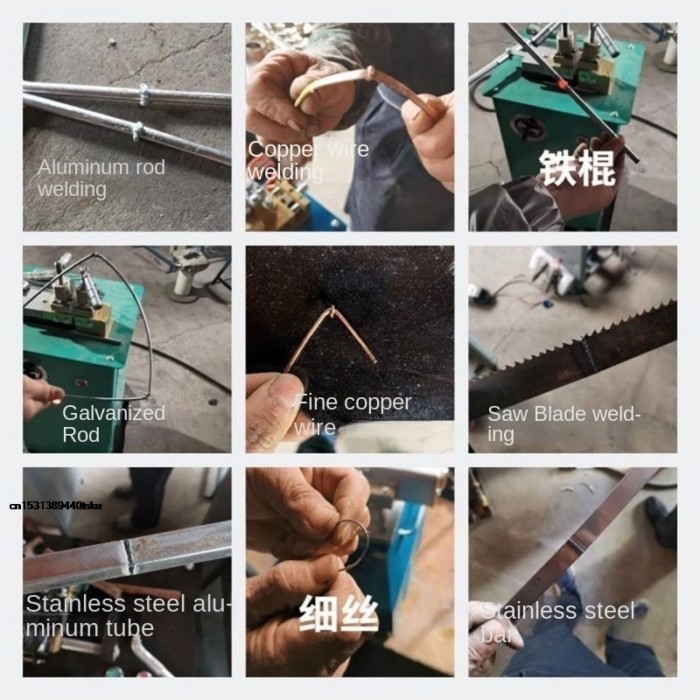 DiscountButt welding machine 1-3mm round steel wire aluminum copper wire thin iron nose wire butt w