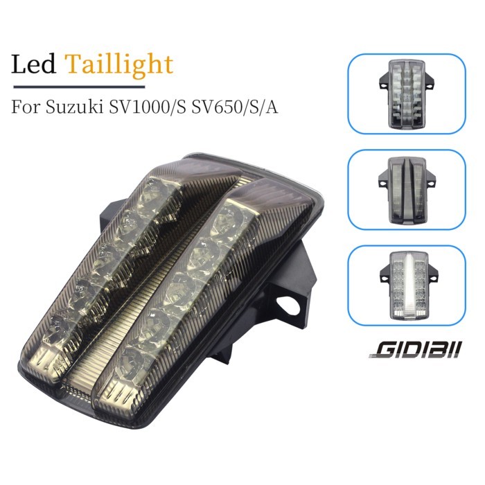 Motorcycle Taillight LED Tail Light For Suzuki SV1000 SV1000S SV650 SV650S SV650A SV650SA Integrate