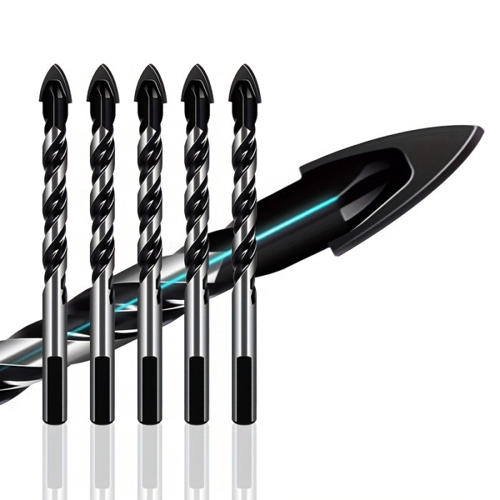Multifunctional Tile Drill Bits Concrete Punching Hole Drill Set