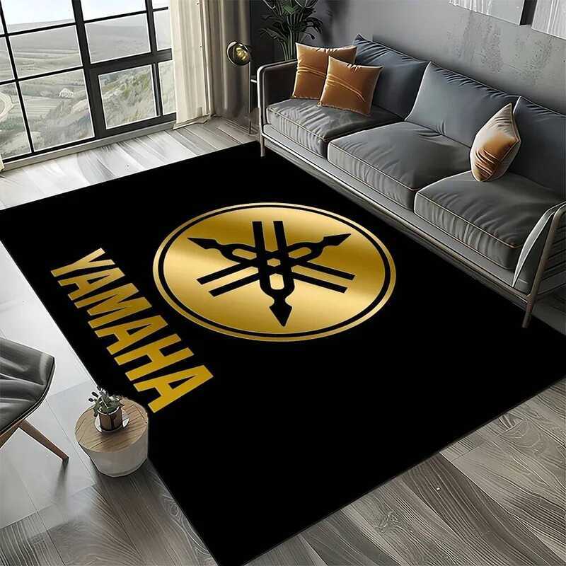 C 2025 New Style 3D Y-Yamaha Motorcycle Sign Racing Car Rug Carpet For Living Room Bedroom Home Dec