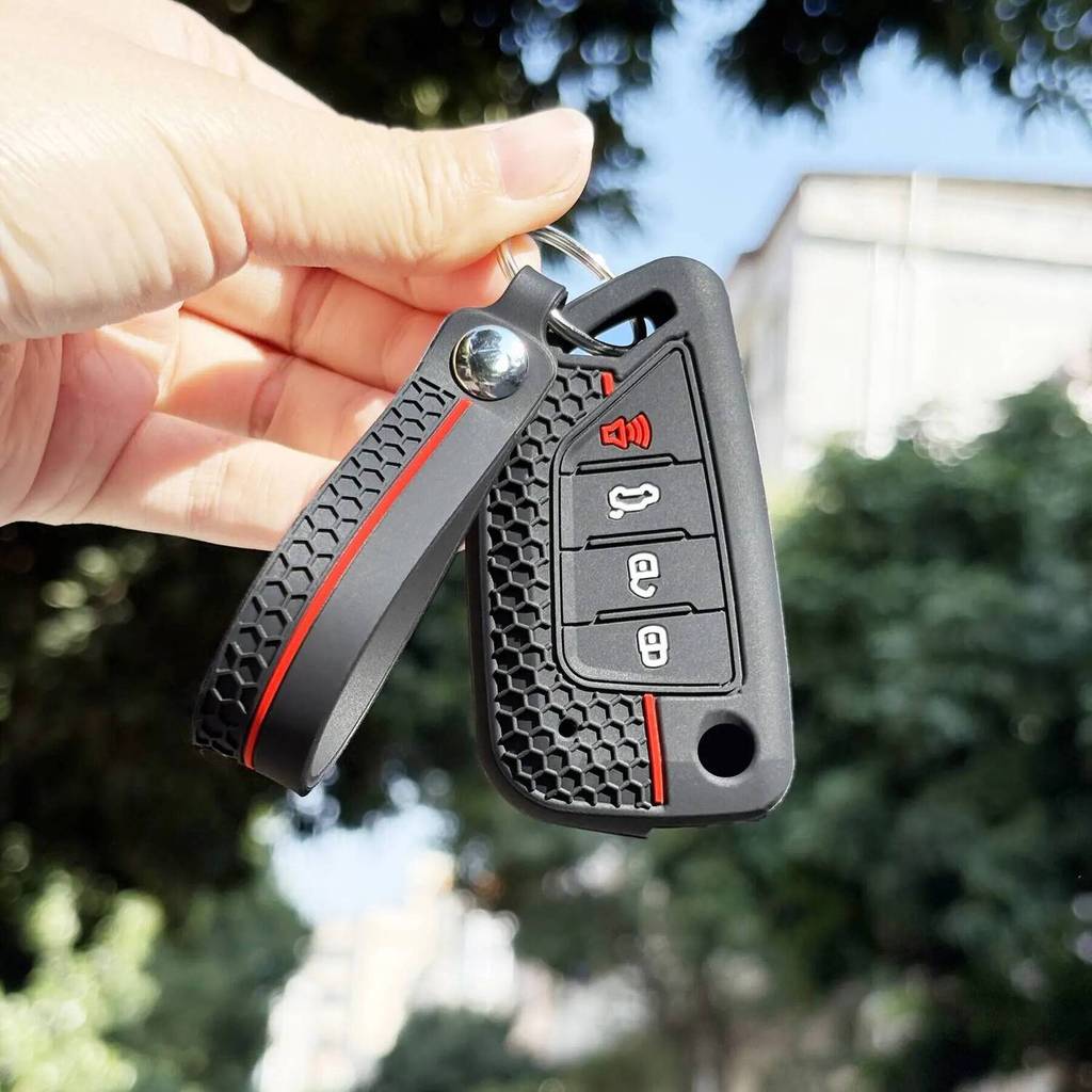 ป้องกันพวงกุญแจสําหรับ VVDI2 ลวด Xhorse MINI XHORSE โปรแกรมเมอร์ VVDI-Supper 3/4 ปุ่ม Flip Key Caps 
