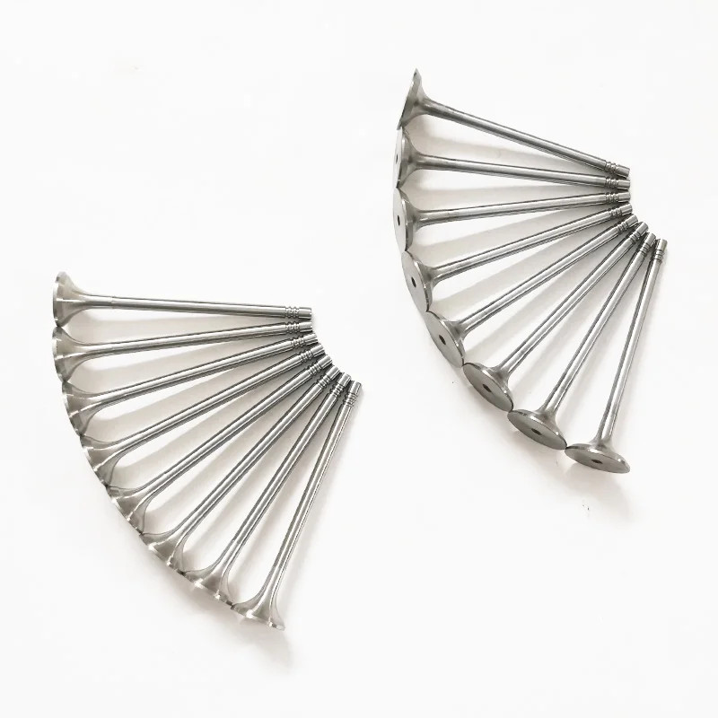 16PCS 11347812616 11347812618 Intake Exhaust Valve for BMW N47 N47D16A MINI ONE D Clubman R55 Coope