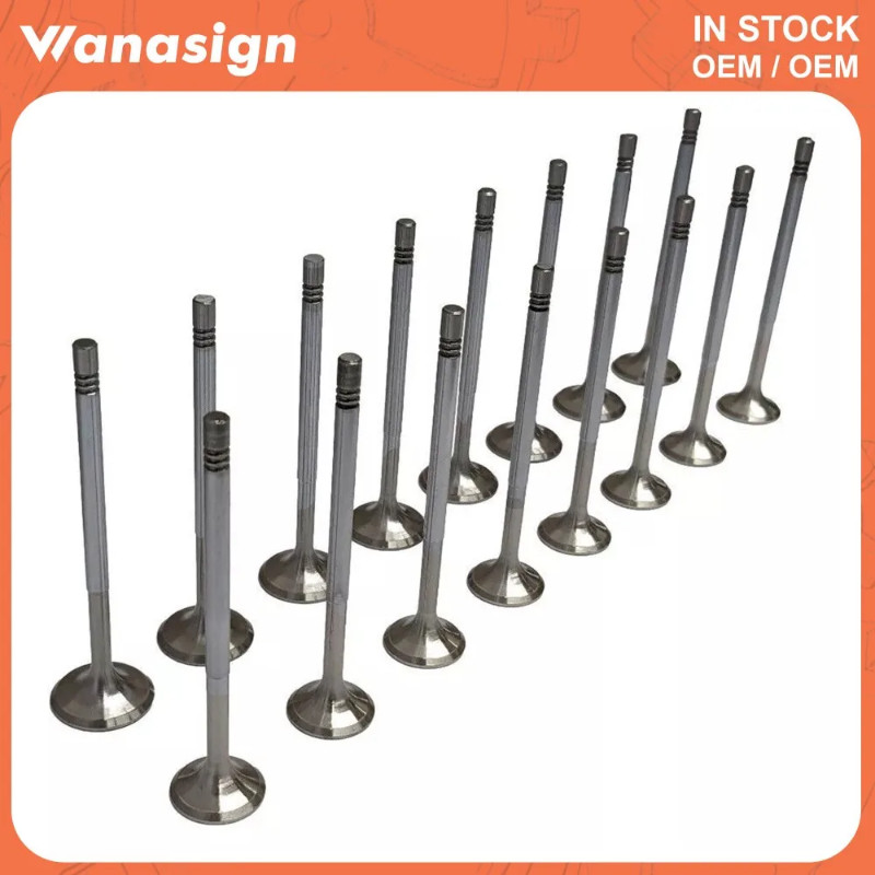 16PCS Engine Intake Exhaust Valve Set Fit 2.2 L For Mercedes-Benz C117 W176 W204 W205 W246 W242 Jee