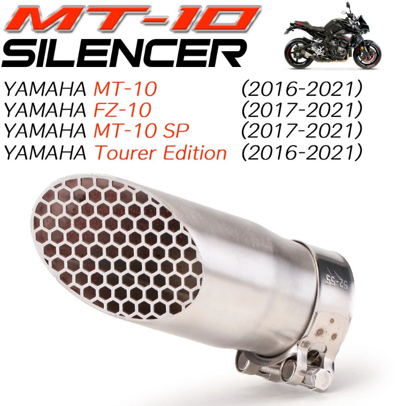 MT10 Motorcycle Exhaust Modified GP Racing Muffler Escape Moto Slip On Exhaust For YAMAHA YZF MT10