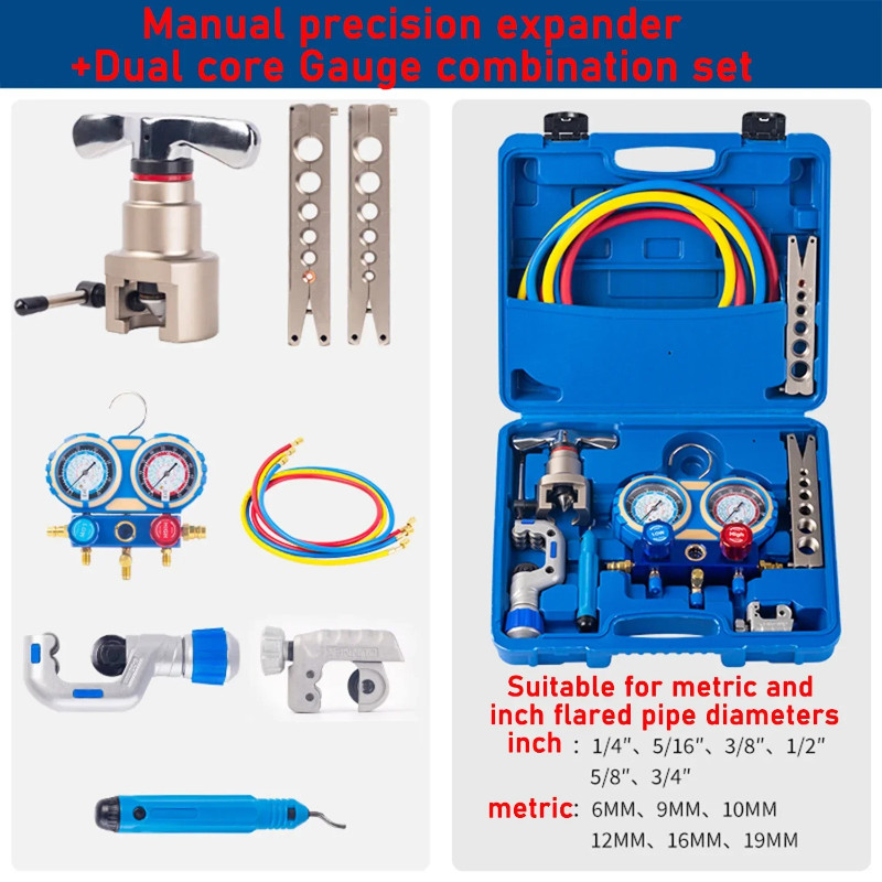 Air conditioner tool R410A R32 R22 R134A Refrigerant Manifold instrument Air conditioner Cooling ki