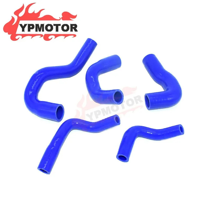 MT-09 14-16 Blue Motorcycle Sport Bike Water Radiator Hose Pipe Tube For YAMAHA MT09 FZ09 2014-2016