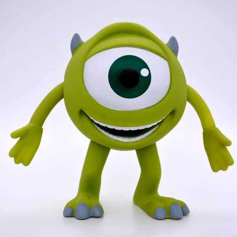 C Monsters University 15Cm Mike Wazowski Mr Q Money Pot Piggy Bank Handmade Model Toys Fashion Ador