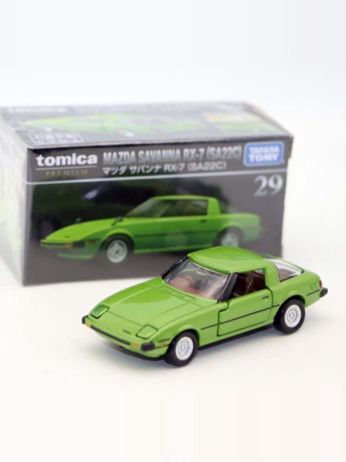 Tomy Premium Tomium Black Box TP29 Mazda RX-7 Sports Car Model Bright Light Edition Decorative Limit