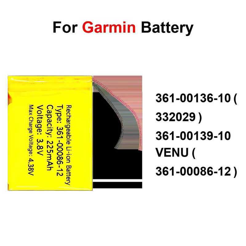 Watch Battery High-Capacity 361-00139-10 361-00136-10  332029 0-205Mah For Garmin Venus Venu SQ 2