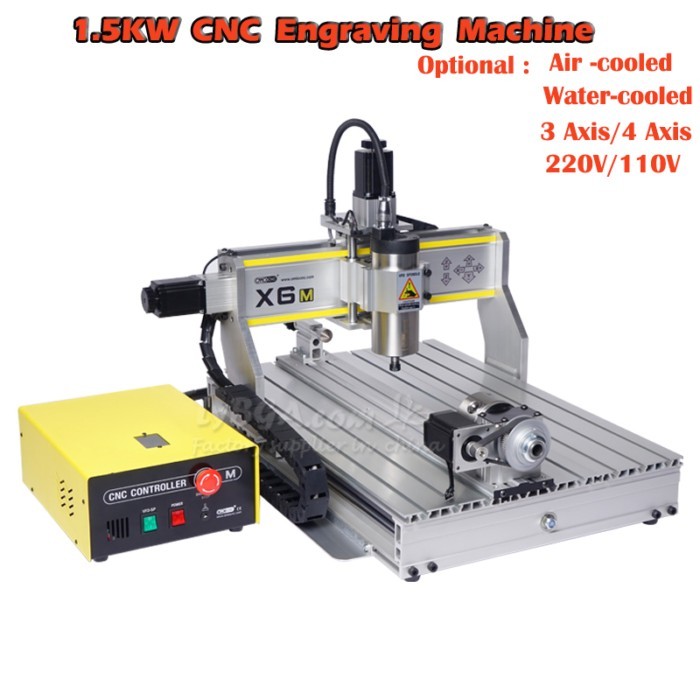 LY CNC Router X6M 3axis 4axis Engraving Drilling Milling Machine USB Port 1.5KW Air/Water-cooled Sp