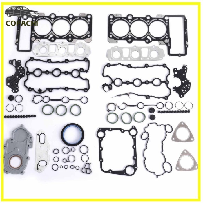 1Set Engine Cylinder Head Manifold Gaskets Oil Seals Repair Kit 06E103148M For AUDI A4 A6 3.2 V6 DO