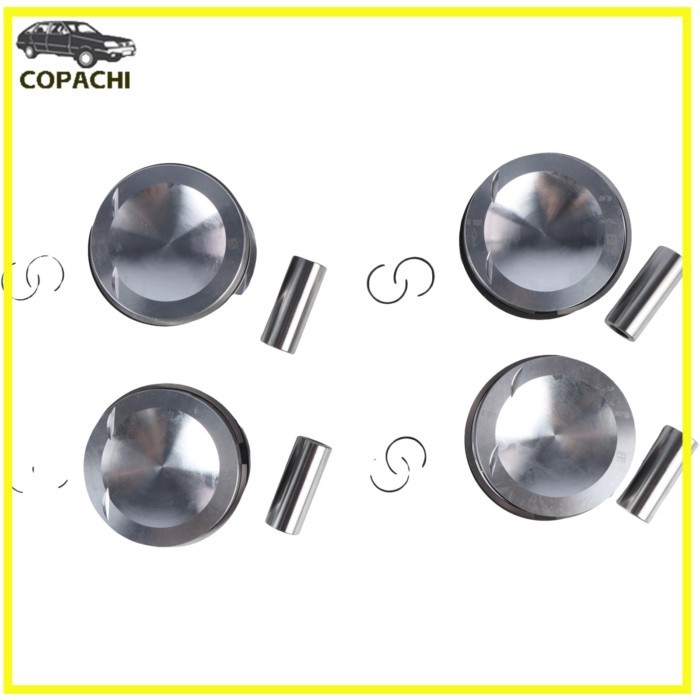 4pc Engine Pistons Rings Set 06J 198 151 B N 905 583 01 Φ21mm For VW Golf R Audi S3 TTS 2.0 CDL Car