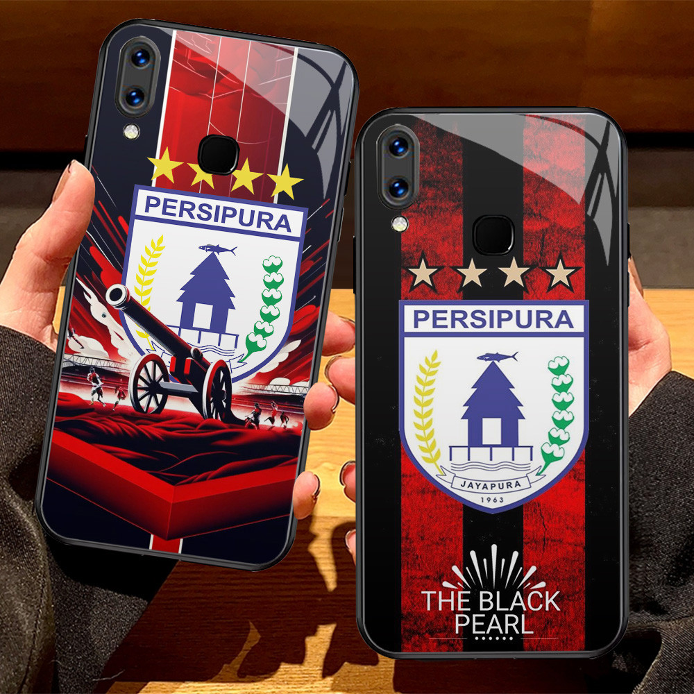 G-3 Persipura FC HD Glass Casing สําหรับ VIVO Y12i Y89 Y85 V9 Y93 Y11 Y67 Y66 Y95 Y91 Y91C กรณี
