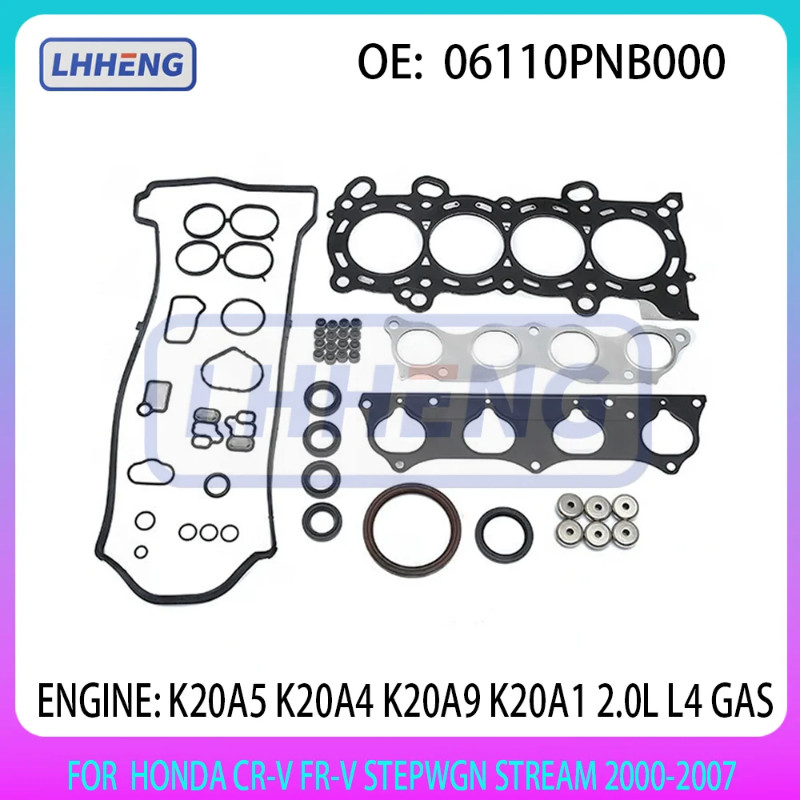 Engine Cylinder Full Gasket Set For HONDA CR-V FR-V STEPWGN STREAM K20A5 K20A4 K20A9 K20A1 2.0L L4