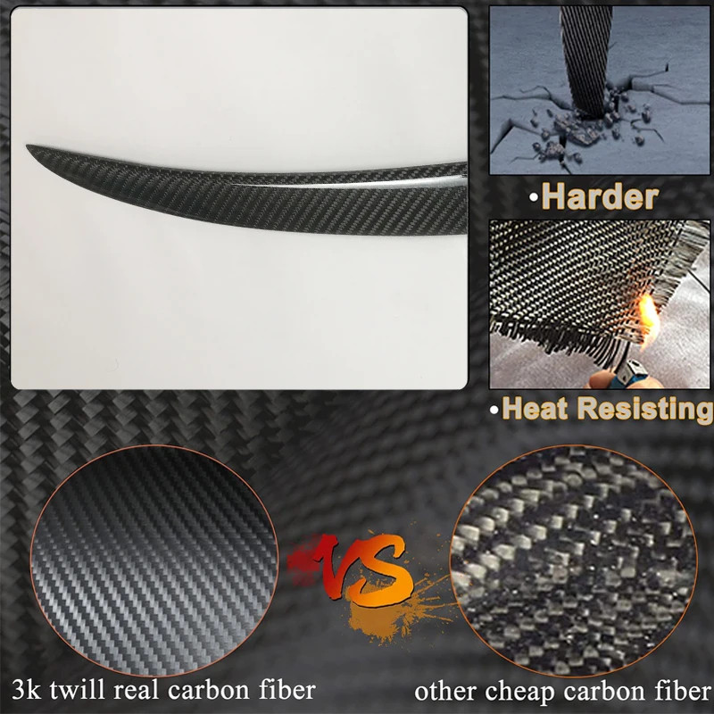 For BMW 3 Series G20 Sedan 2020-2021 316i 318i 320i 328i 330i 335i 340i M3 Style true Carbon Fiber