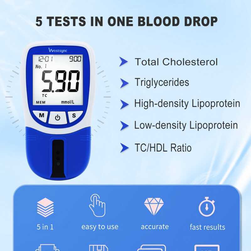 การส่งออกภาษาอังกฤษ อุปทานพิเศษ Blood Lipid Five เครื่องวิเคราะห์ Cholesterol ความหนาแน่นสูง Lipid P