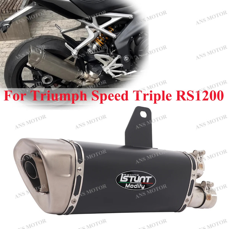 For Triumph Speed Triple RS1200 1200RS 1200RR 2021-2025 Motorcycle Exhaust Escape System Muffler Sl