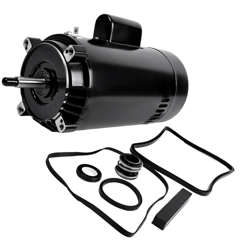1PC Pool Pump Motor for Hayward Super Pump 2 HP w/GO-KIT-3 SP2615X20 UST1202 Car Engine Replacement