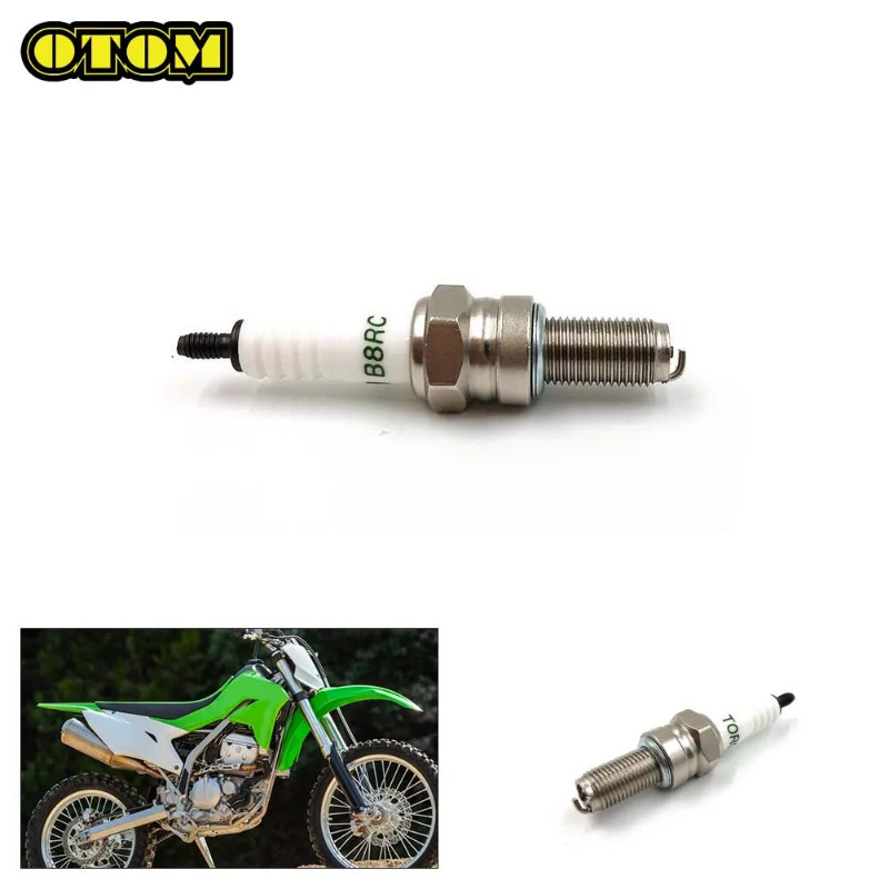 Motorcycle For KAWASAKI LONCIN VOGE Spark Plug B8RC Igniter Ignition Device KLX250 KLX300 YF300 300