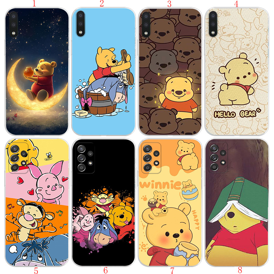 Xiao Mi 12 Pro POCO M6 Pro F6 Pro X6 Pro C65 N6 อะนิเมะ Winnie the Pooh เคสโทรศัพท์โปร่งใสนุ่ม