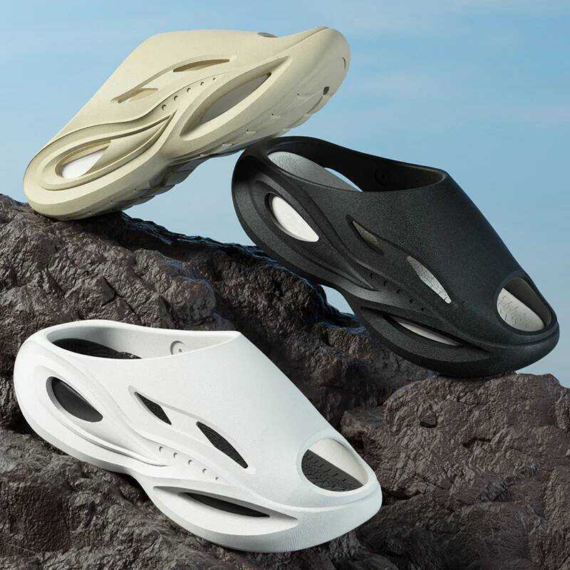 C Men's Sandal Slippers Summer Sneaker Slippers Men Thick Bottom Platform Slides Soft Slippers Casu