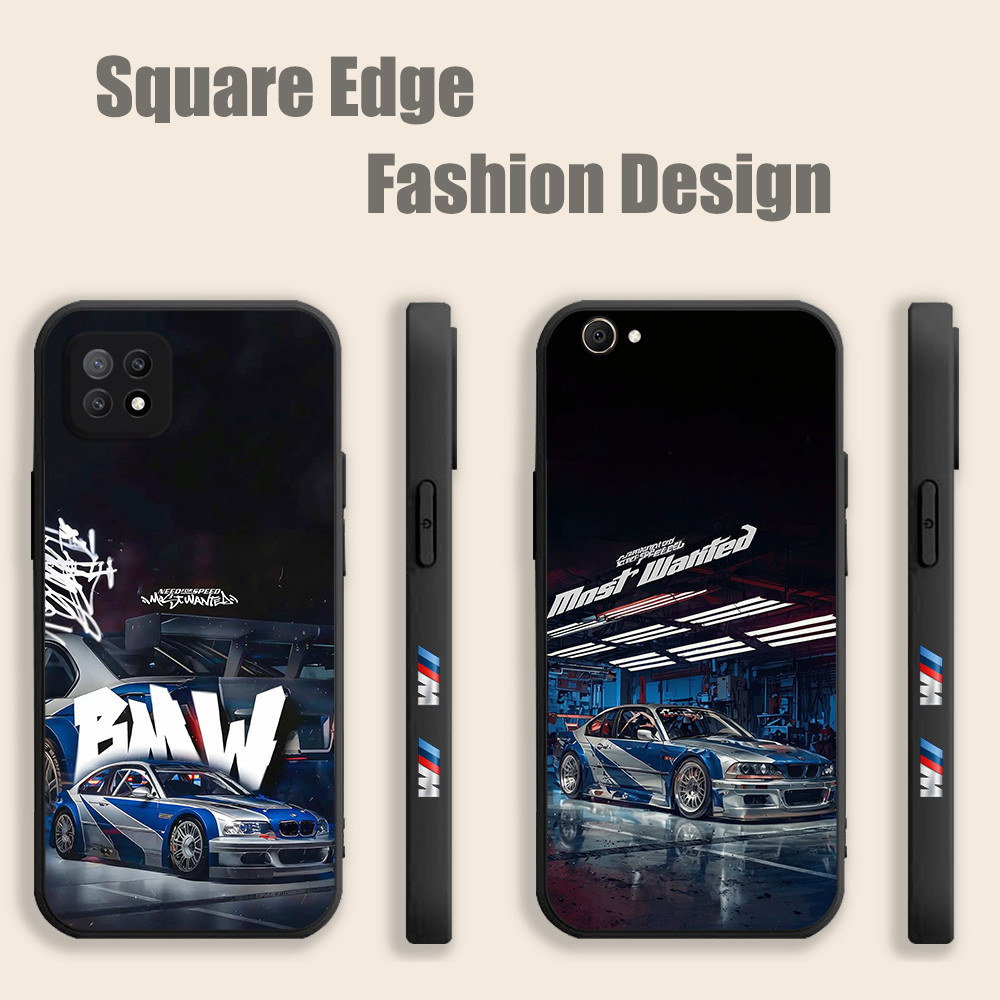 ปลอกสําหรับRealme C75 4G 14 Pro Plus 5Gหมายเหตุ 60 14 C61 Bmw M4 Gt4 SZA21 เคสโทรศัพท์สแควร์ขอบ