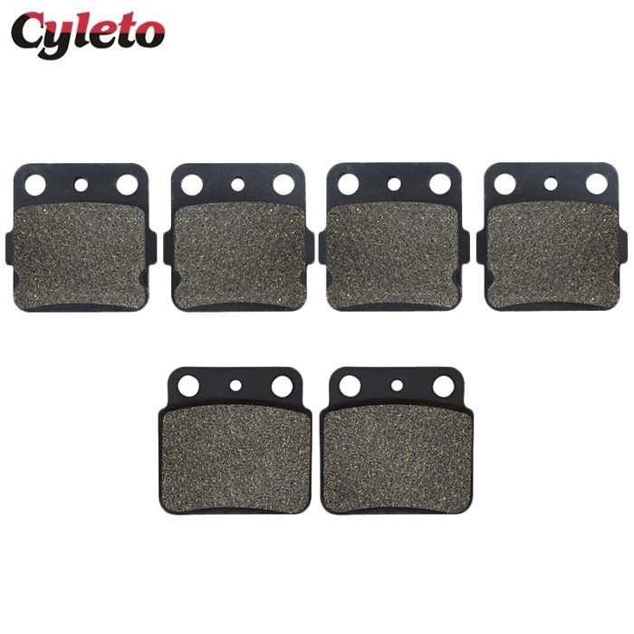 Cyleto Motorcycle Front and Rear Brake Pads for ARCTIC CAT DVX400 DVX 400 Sport TS 2x4 2004 2005 20