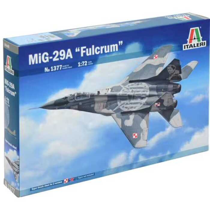 ITALERI 1377 1/72 เครื่องบินรบ MiG MIG-29 FULCRUM