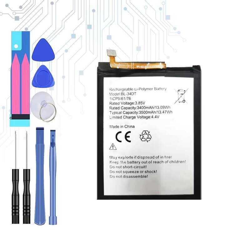 Mobile Phone Battery BL-34DT 3400mAh For Tecno Phantom 9 Phantom9 CC9 AB7 Camon 12 Pro CAMON12 Pro