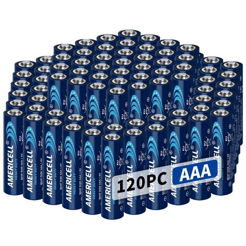 C AAA 120/60/30/6Pcs Combination Battery,Americell 1.5V Carbon Battery, Suitable For Keyboards, Clo