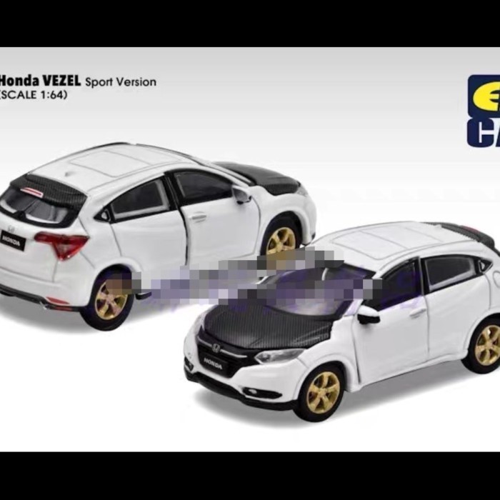 ERA 1: 64 Honda Hamachi Vezel Advan สีขาวสีดํา Cover Sport Alloy รุ่น