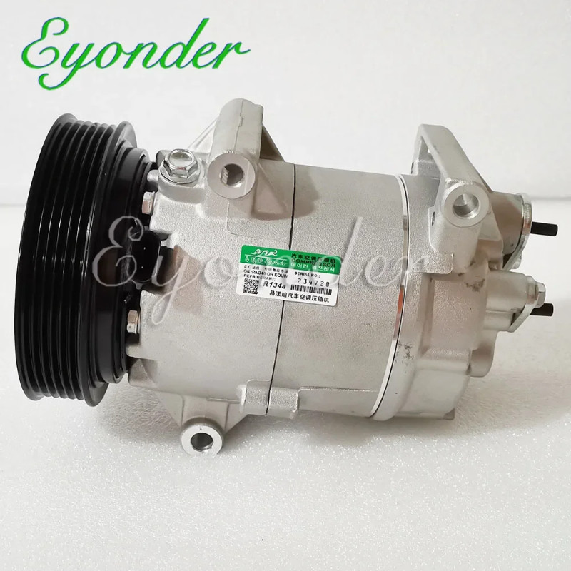 Air Conditioning Compressor AC A/C Cooling Pump PV6 for Nissan DUALIS J10 JJ10 ALMERA N16 1.5 K9K 1