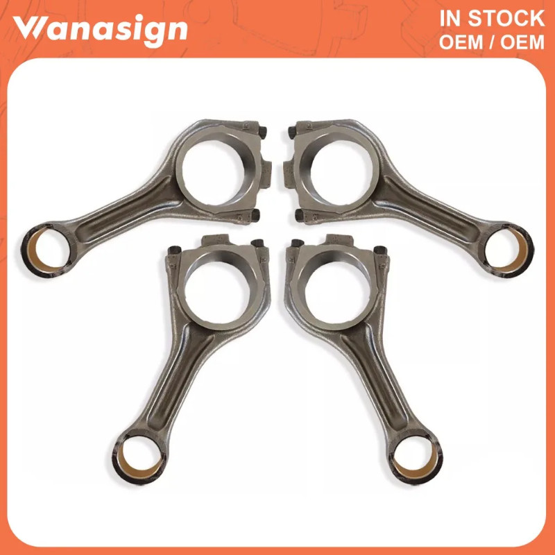 Engine 4X Connecting Rod Fit 2.0 T For Land Rover Range Rover Jaguar XF AJ200 204DT AJ20D4 204DTA 2