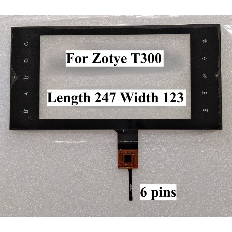 For Zotye T300 Zotye Touch Screen T300 EV Automotive Central Control Screen Original Car Reverse Na