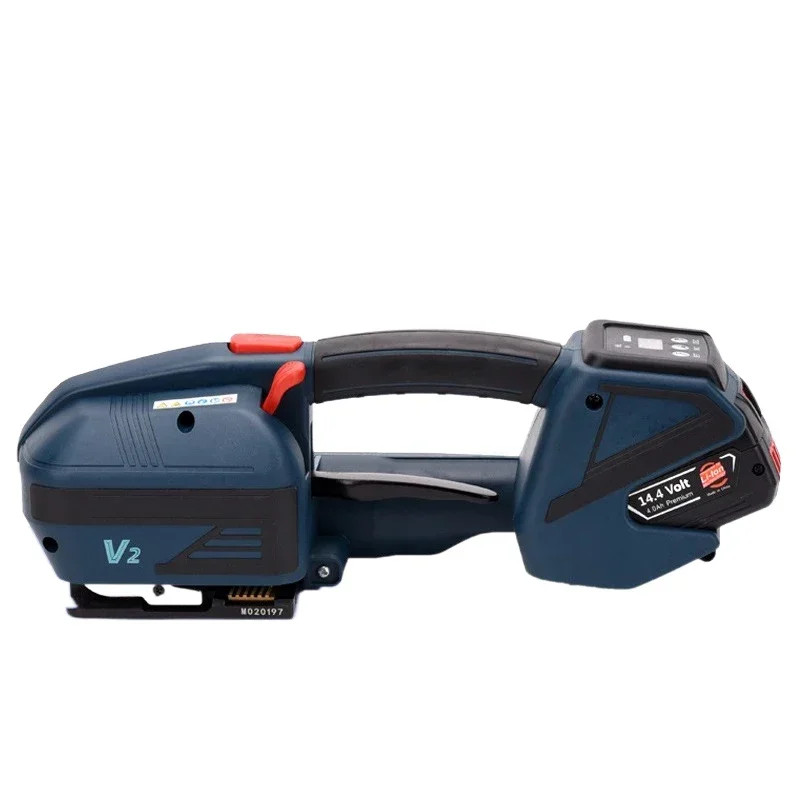 Electric Strapping Machine  PET/PP Strap Portable Automatic Packaging Tool Hot Melting Baler V2