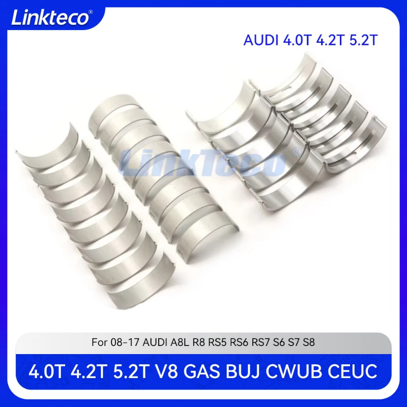 Engine Crankshaft Main Connecting Rod Bearing Fit 4.0 4.2 5.2 T L V8 GAS For 08-17 AUDI A8L R8 RS5