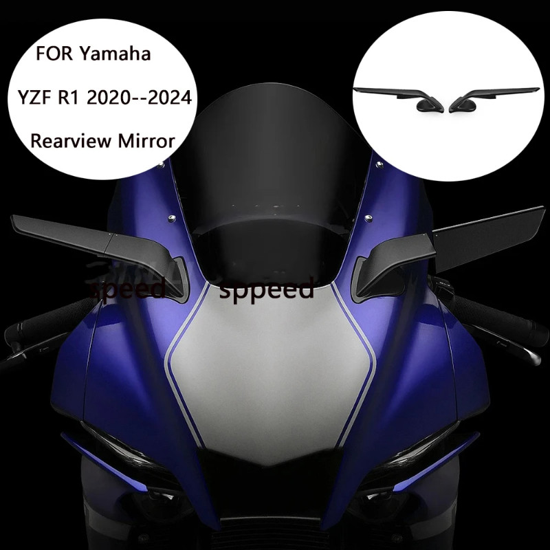R1 Rearview Mirror For YAMAHA YZFR1 YZF R1 2020 2021 2022 2023 2024 Stealth Sport Winglet Mirror Ki