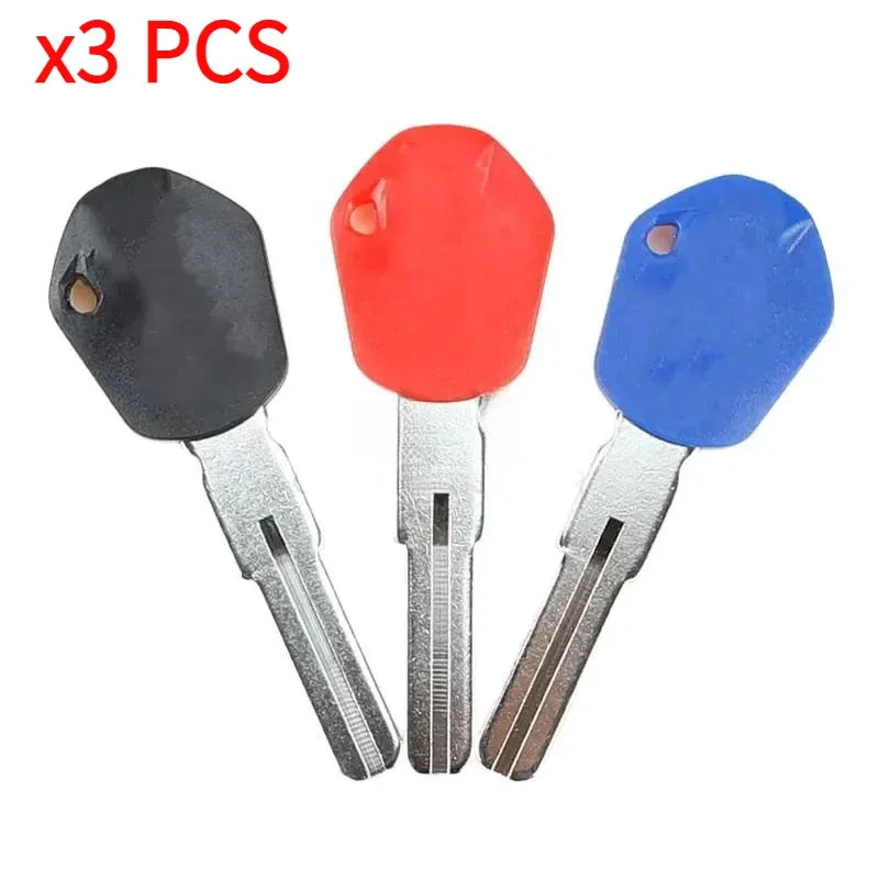 3Pcs New Blank Key Motorcycle Replace Uncut Keys For KTM 1050 RC8R 1190 RC8 R 1290 ADV Adventure Em