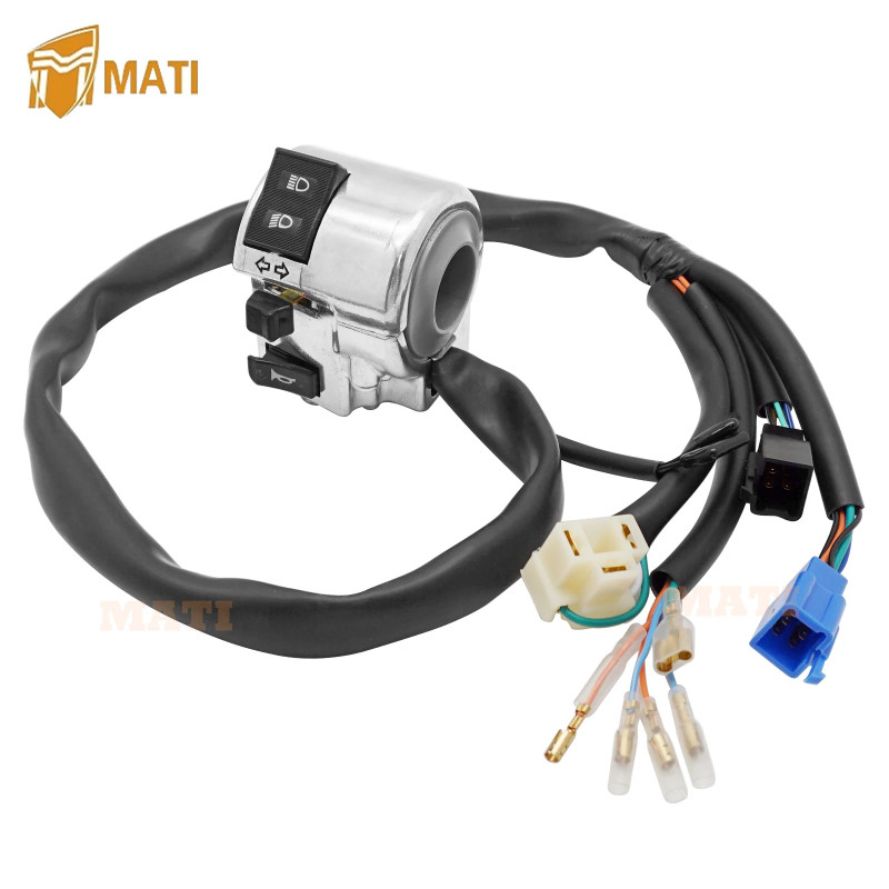MATI Left Control Switch Turn Signal Horn Headlight for Honda VTX1800C 2002-2004 VTX1800R VTX1800S