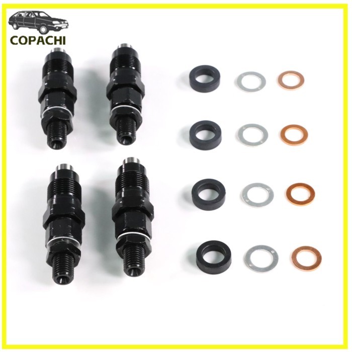 4PCS Fuel Injectors for Diesel Mitsubishi Pajero Triton Delica Spacegear 4D56 4D56T 2.5L with 3 Mon