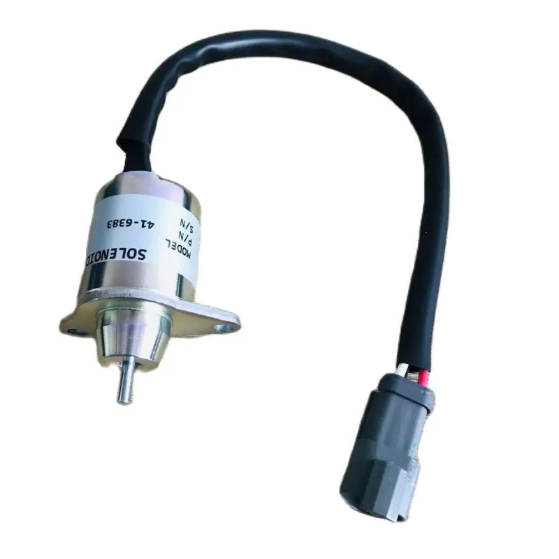 12V 3-Wire Engine Shutoff Stop Solenoid TK416383 TK416306 419100 Fits Thermo King Yanmar 4TNE84 4TN