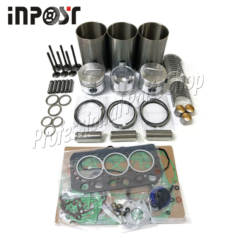 S3L2 Overhaul Rebuild Kit Piston Ring Cylinder liner Gasket for S3L Mitsubishi EB250 EB300 EB306 Ex