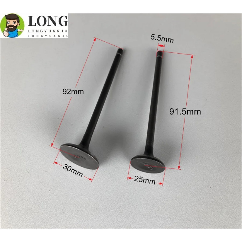 High quality Motorcycle Engine Valve Intake Exhaust Stem Valve For HONDA CG150 CG 150 150cc Engine