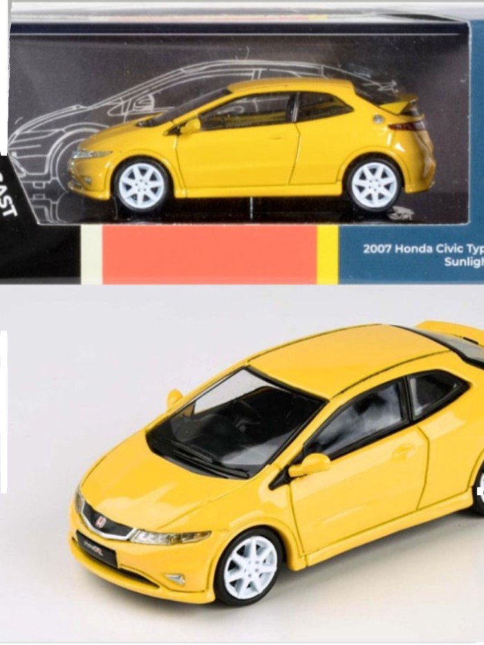 Out of Print Model Para64 Alloy Car 1 64 Civic Type R Civic FN2 Car Model Toy Jewelry