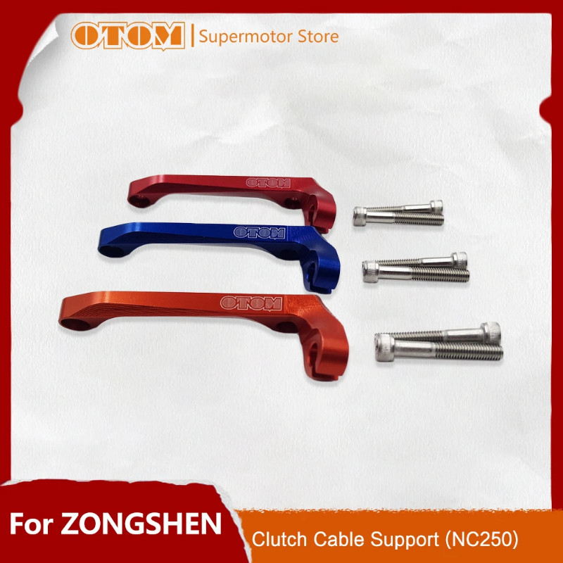 OTOM Motorcycle Clutch Cable Support Bracket CNC For ZONGSHEN Engine NC250 4 Valves ENDURO GR7 GR8