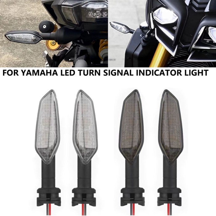 Motorcycle LED Turn Signal Light Indicator Directional Flasher Lamp For YAMAHA MT07 MT09 MT-07 MT-0