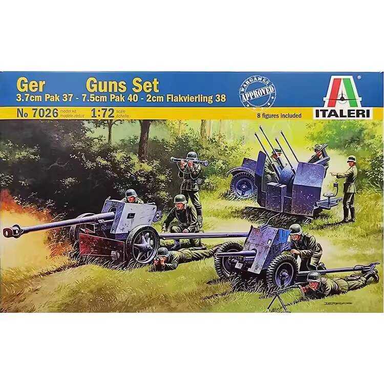 ITALERI 7026 1/72 pak35 - pak40 - flak38