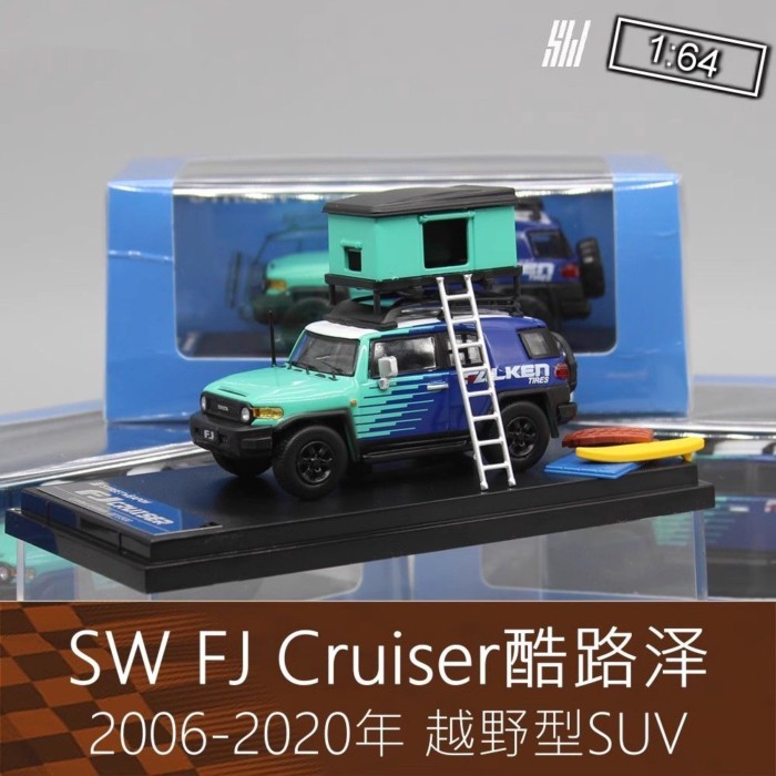 SW 1: 64 Falken Falken Jeep รถออฟโรดรุ่น FJ Cruiser Cool Luze SUV เหมาะสําหรับ Toyota