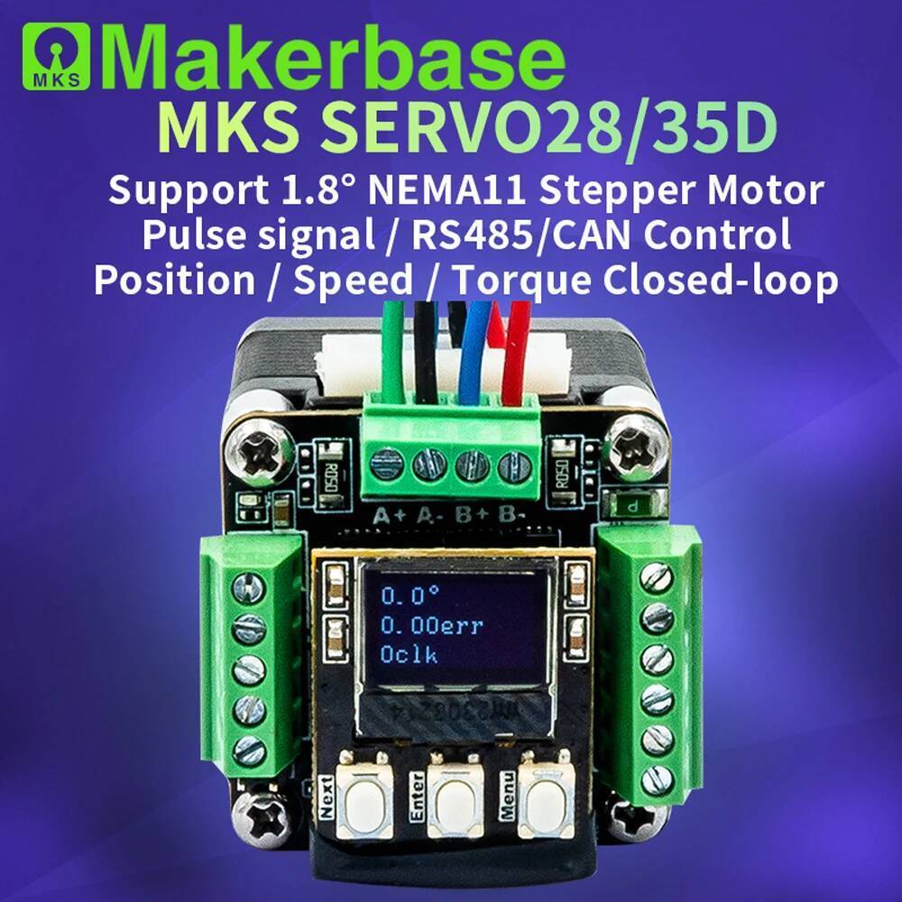 Makerbase MKS SERVO28D/35D NEMA11/NEMA14 ปิดห่วง stepper มอเตอร์ CNC 3d เครื่องพิมพ์สําหรับ Gen_L FO