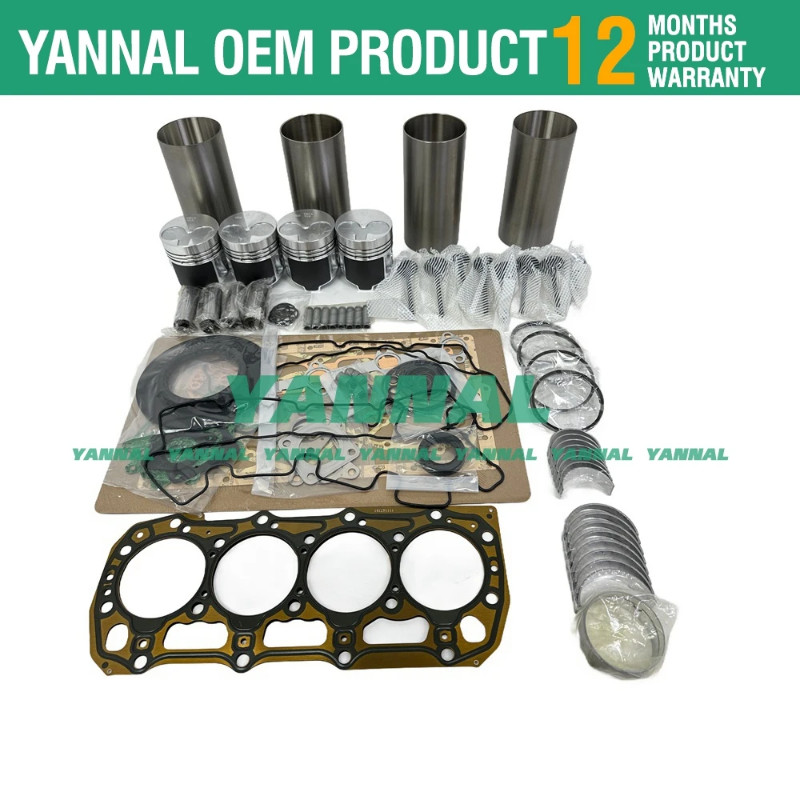 Overhaul Rebuild Kit N844 N844-C N844-D N844L For Shibaura ST450 T1530 Tractor